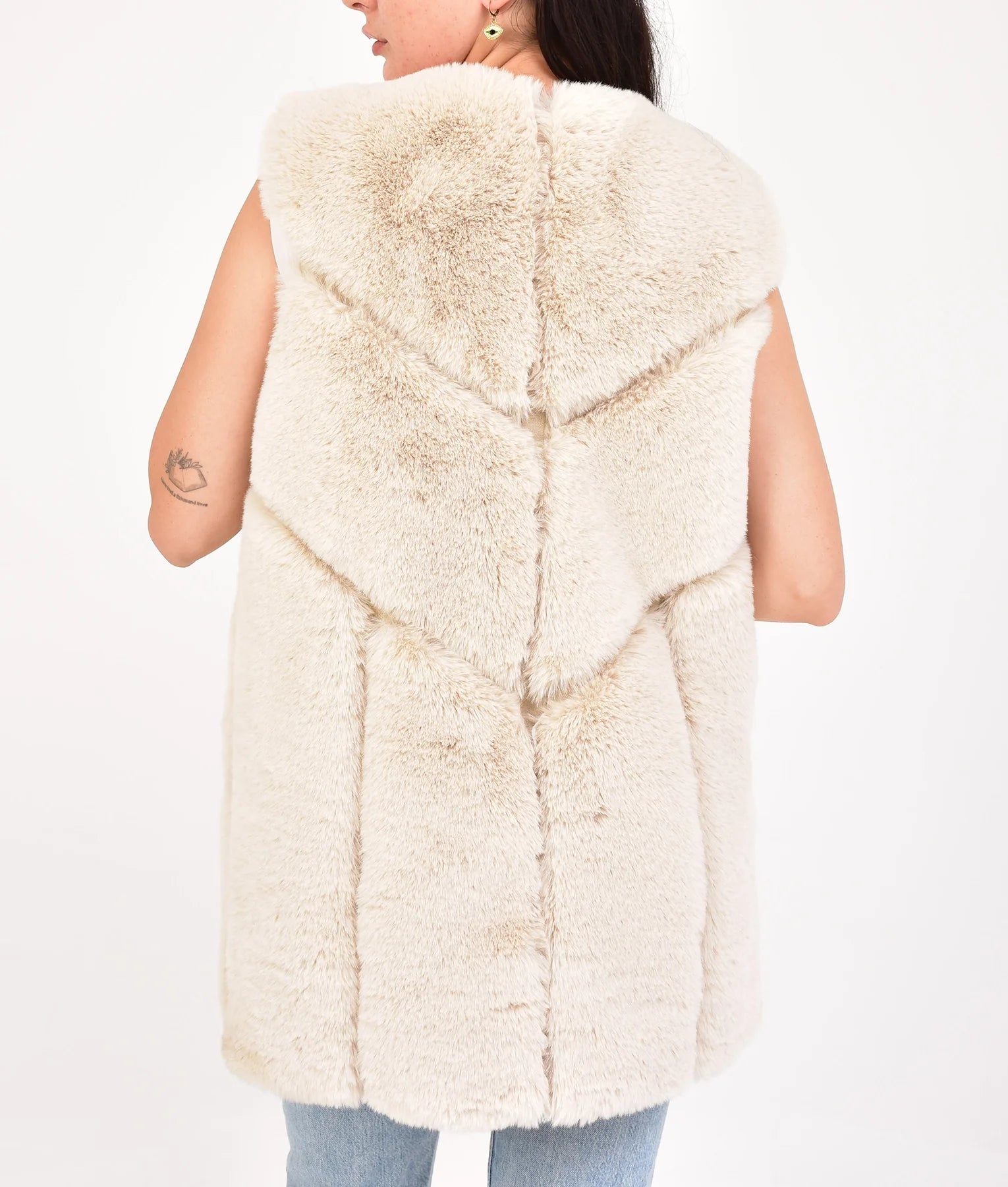 Cecilia Womens Fur Vest |  Womens Fur Vest-4